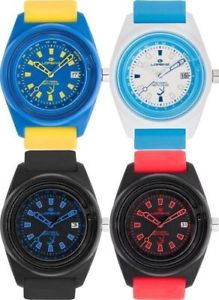 【送料無料】orologio lorenz profondimetro apnea depth gauge nero rosso giallo blu sub 100 mt|hokushin