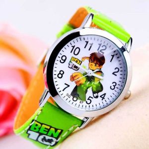 【送料無料】fashion cartoon watches for boys kids quartz cool sport strap leather wristwatch|hokushin