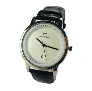【貨物輸送無料】uhr damenuhr chrom datumsanzeige quartsuhr graue weisses ziffernblatt modern du1 男女兼用腕時計-腕時計