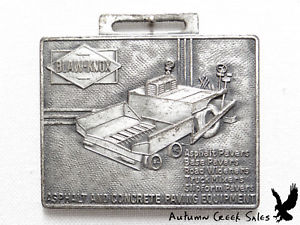 【送料無料】blawknox asphalt and paving heavy equipment paver widener mixer watch fob|hokushin