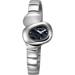 【送料無料】breil orologio donna stone tw1203 quarzo acciaio nero madreperla cristalli logo|hokushin