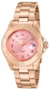 【送料無料】14369 invicta 40mm womens angel analog display swiss quartz rose gold watch｜hokushin