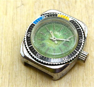 【送料無料】montre mcanique ancienne plonge jaz f3517｜hokushin