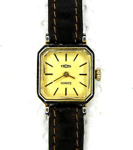 【貨物輸送無料】ahs alfred hirsch quarz damen lederbarmand uhr kal ahs ej52 5 jewels 80er j top 男女兼用腕時計-腕時計