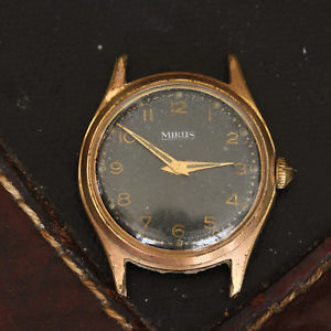 【貨物輸送無料】montre ancienne mcanique  mirus  f4902 腕時計-男女兼用腕時計