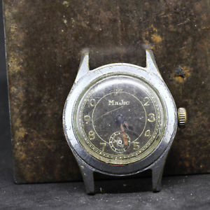 【貨物輸送無料】montre mcanique ancienne majic   f6119 男女兼用腕時計-腕時計