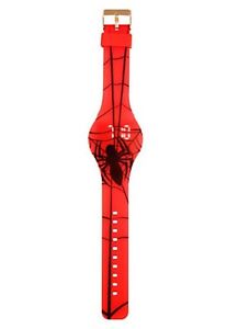 【送料無料】marvel spiderman spider web led digital rubber watch nwt｜hokushin