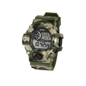 【送料無料】ds orologio sportivo xinjia xj875dm resistente acqua crono militare verde lac|hokushin