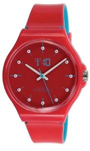 【送料無料】orologio t10 inga strass in plastica t10i035r｜hokushin