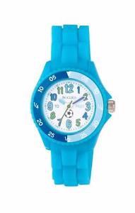 【送料無料】tikkers childrens time teachers football blue silicone strap watchntk0006|hokushin