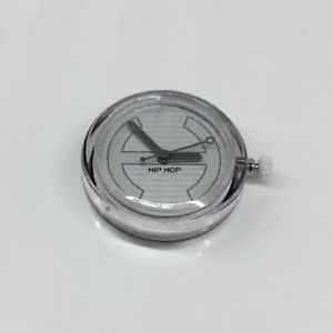 【送料無料】movimento al quarzo orologio hip hop cassa 26mm righe grigie｜hokushin
