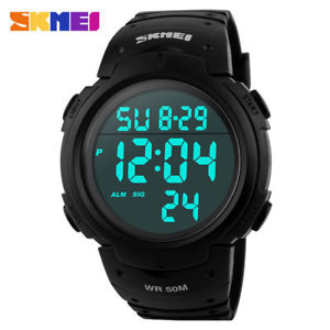 【貨物輸送無料】menswomen sports 50m waterproof fashion casual swimming digital led watch 2017 男女兼用腕時計-腕時計