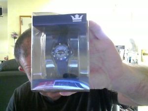 【送料無料】sempre mini colour wrist watch blue ideal secret santa gift free uk post｜hokushin