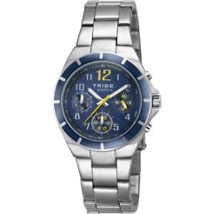 【送料無料】orologio breil tribe dart ew0124 chrono bracciale acciaio blu 20,576円