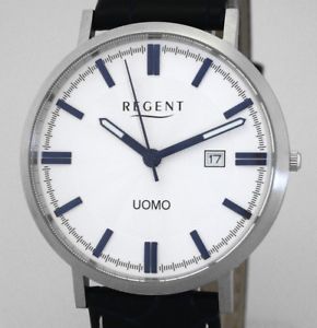 【送料無料】hochwertige regent uomo edelstahl saphirglas herrenuhr