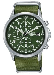 【送料無料】pulsar gents military watch pm3127x1 formally pjn301x1 exclusive｜hokushin
