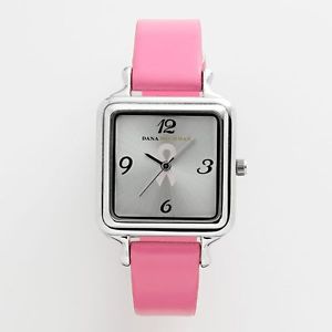 【貨物輸送無料】kohls cares dana buchman silver tone watch pink  analog quartz 男女兼用腕時計-腕時計