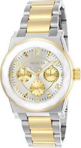 【送料無料】22259 invicta 38mm womens angel two tone stainless steel quartz watch