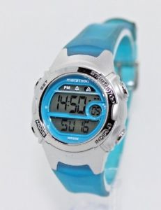 【送料無料】womens sport watches tw5k96900 digital midsize bluesilvertone resin strap