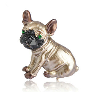 【貨物輸送無料】cute green rhinestone eyes alloy dog brooch delicate breastpin clothing accessor 腕時計-男女兼用腕時計