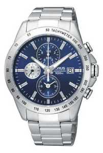 【送料無料】lorus mens chronograph steel bracelet rf851dx9 watch 12｜hokushin