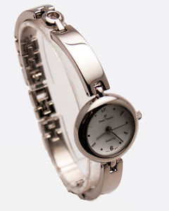 【送料無料】andre francoiswomens stainless steel  silver tone metal  links analog watch