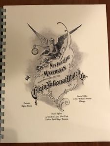 【送料無料】elgin watch material catalog 1915 edition reprint|hokushin