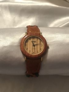 【送料無料】ladies gitano wood look watch