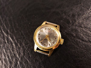 【送料無料】neues angebotvintage jean cardot 17 jewel manual wind ladies wristwatch gold tone amp; stainless｜hokushin