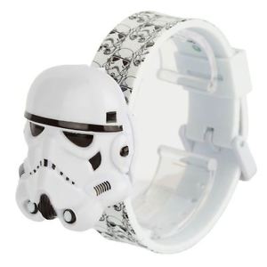 【送料無料】icially licensed star wars stormtrooper character led flip top watch