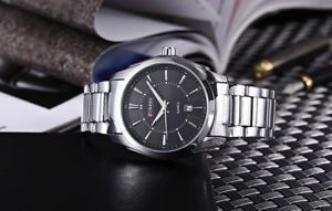 【送料無料】orologio da polso curren 8072 uomo analogico quarzo moderno acciaio data ner lac 13,244円