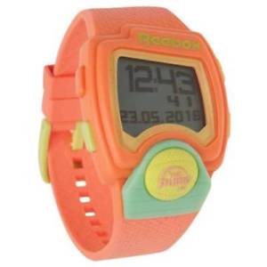 【送料無料】reebok digital pump up sport watch rrp 89 pinkorange blue｜hokushin