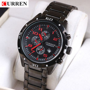 orologio polso curren 8021 uomo analogico quarzo datario nero quad nero ross lac orologio polso curren 8021 uomo analogico quarzo datario nero quad nero ross lac