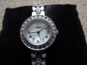 【送料無料】limit ladies quartz sparkly wrist watch, battery, 20356710g excellent｜hokushin