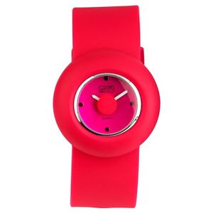 【送料無料】eton round case silicon strap fashion watch 2928j