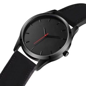 【送料無料】2018 sport watch men leather calendar quartz wrist wristwatch military watch