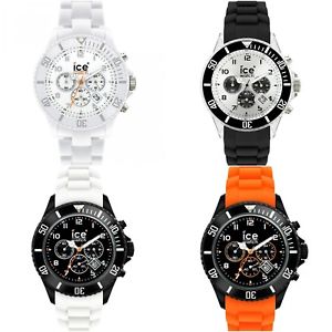 【送料無料】icewatch chronograph orange polycarbonate big watch