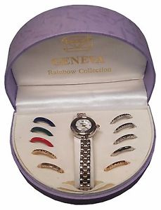 【送料無料】geneva rainbow collection watch b5