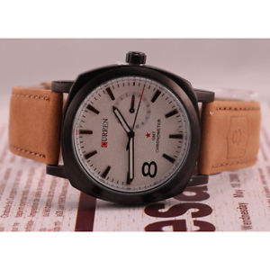 【貨物輸送無料】elegante curren di lusso orologio uomo quarzo, analogico qa 男女兼用腕時計-腕時計