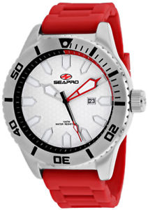【送料無料】seapro mens brigade quartz 100m stainless steelred silicone watch sp1314 22,185円