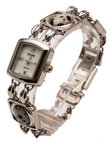 【送料無料】infinitywomens antique semi precious stones links analog quartz watch|hokushin