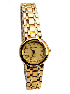【送料無料】charles delon metal gold finish watch bracelet