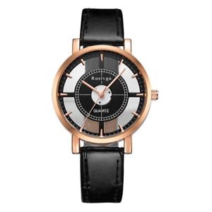 【送料無料】fashion women watch luxury unique stylish double hollow lady watches  casual