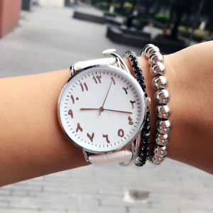 【送料無料】fashion arabic numbers design women watches bgg top luxury leather watch lo|hokushin