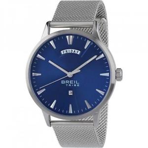 【送料無料】orologio uomo breil tribe friday ew0416 acciaio maglia milanese mesh blu｜hokushin