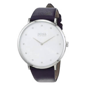 【送料無料】hugo boss 1502410 womens jillian classic blue strap crystal watch