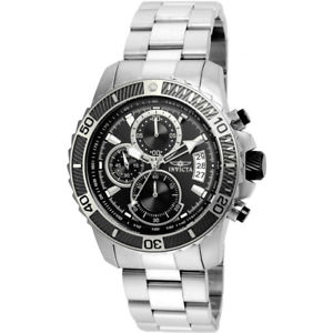 【送料無料】invicta pro diver 22412 stainless steel chronograph watch