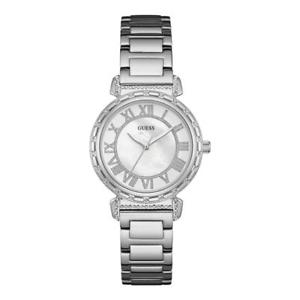 【送料無料】neues angebotguess womens south hampton 34mm steel bracelet amp; case quartz watch w0831l1