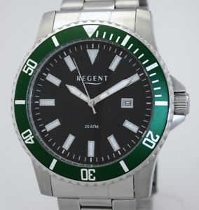 【送料無料】regent herrenuhr taucheruhr f1184 20 bar wr neu uvp 94,90 eur