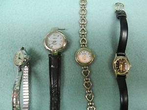 【送料無料】lot watches parts accessories overwound timex quartz watch it need batteries|hokushin